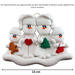 Christmas Family of 4 Ornament - New Family 2023 Ornamentopia