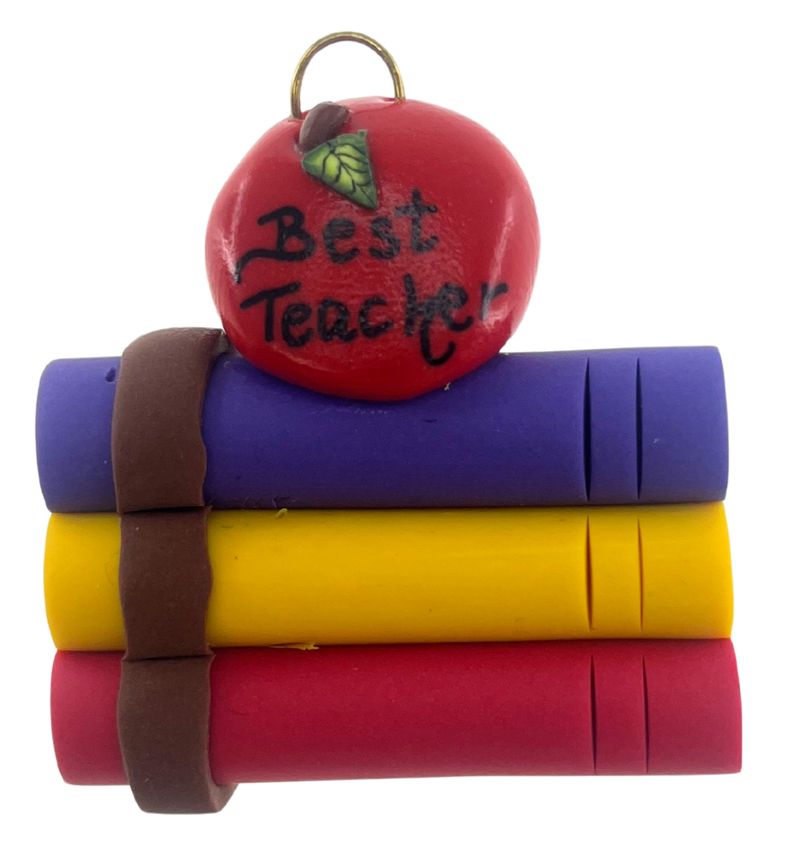 Teacher – Books Christmas Ornament