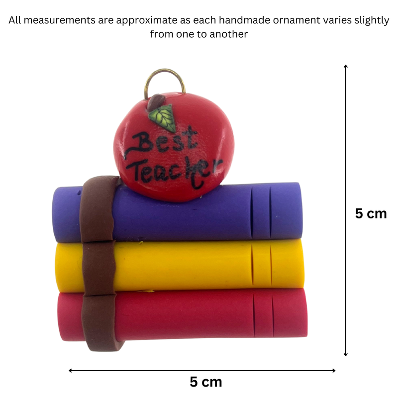 Teacher – Books Christmas Ornament