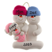 Pink Baby Family of 3 Ornament Ornamentopia