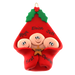 Baby Blanket Wrap Triplets Ornament - Red Ornamentopia