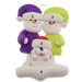 Snowman Couple with White Dog Ornament Ornamentopia