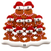 Gingerbread Family of 10 Ornament Ornamentopia