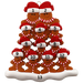 Gingerbread Family of 12 Ornament Ornamentopia