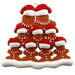 Gingerbread Family of 9 Ornament Ornamentopia