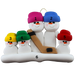 Hockey Snowmen Family of 5 Ornament Ornamentopia