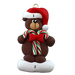 Holiday Bear with Candy Canes Ornament Ornamentopia