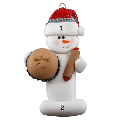 Snowman Baker Ornament Ornamentopia