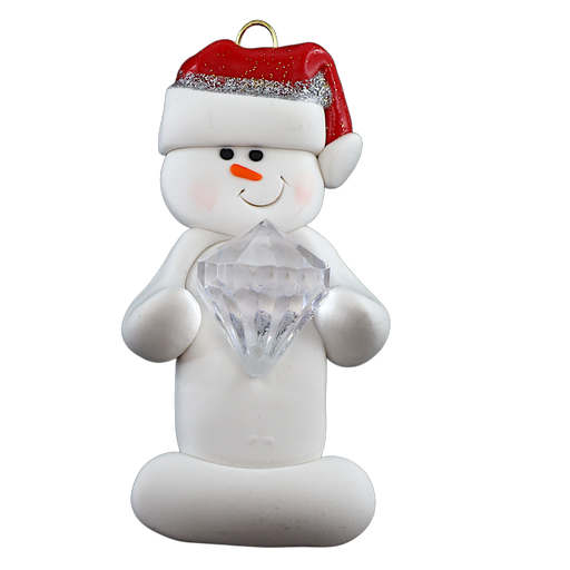 Snowman Bling Lover Ornament Ornamentopia