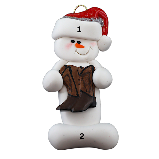 Snowman Cowboy Ornament Ornamentopia