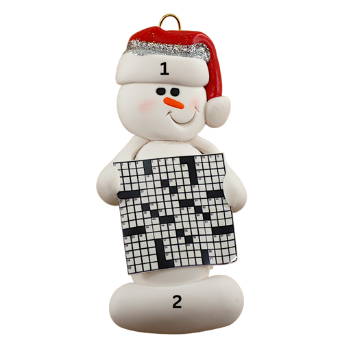 Snowman Crossworder Ornament Ornamentopia