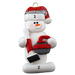 Snowman Curler Ornament - Red Ornamentopia