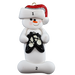 Snowman Dancer Ornament - Black Ornamentopia