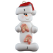 Snowman Dancer Ornament - Pink Ornamentopia