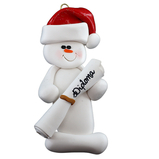 Snowman Graduate Ornament Ornamentopia