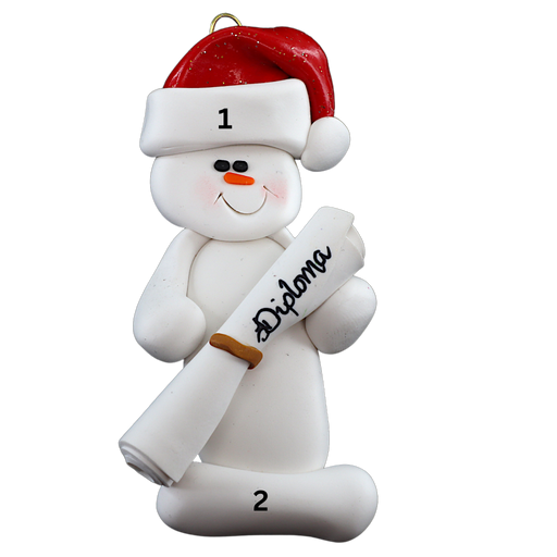 Snowman Graduate Ornament Ornamentopia