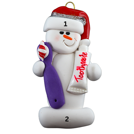 Snowman Hygienist Ornament Ornamentopia