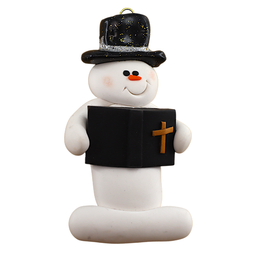 Snowman Minister Ornament Ornamentopia