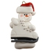 Snowman Skater Ornament Ornamentopia
