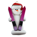 Snowman Skier Ornament Ornamentopia