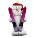 Snowman Skier Ornament Ornamentopia