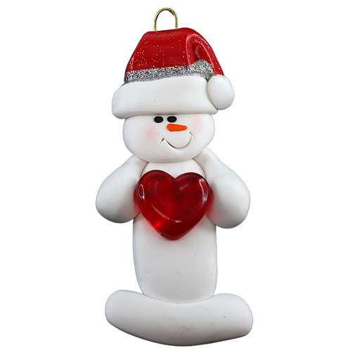 Snowman Sweetheart Ornament Ornamentopia