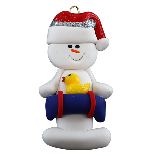 Snowman Swimmer Ornament Ornamentopia