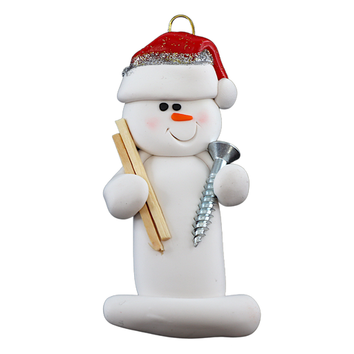 Snowman Woodworker Ornament Ornamentopia