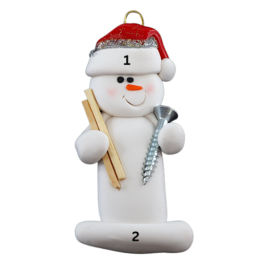 Snowman Woodworker Ornament Ornamentopia
