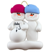 Expecting Snowmen Family of 2 Ornament Ornamentopia