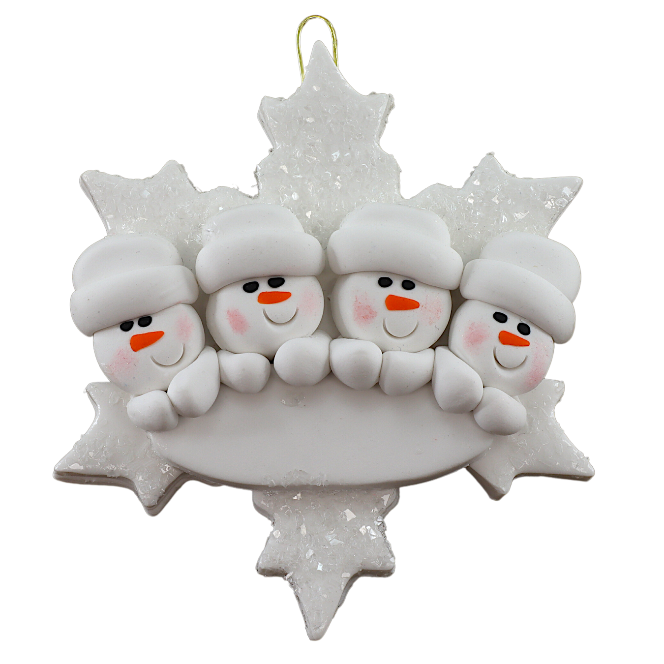 A Personalized Snowflake Christmas Ornament