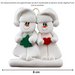 Christmas Family of 2 Ornament - New Family 2023 Ornamentopia