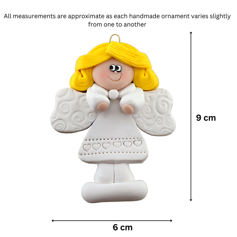Angel Christmas Ornament - Blonde Hair
