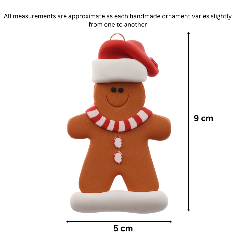 Gingerbread Cookie Christmas Ornament