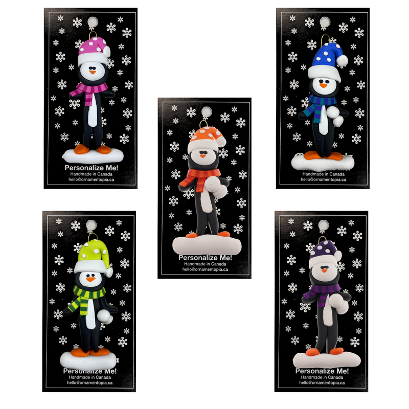 Penguin Christmas Ornaments - Group Special 15% off