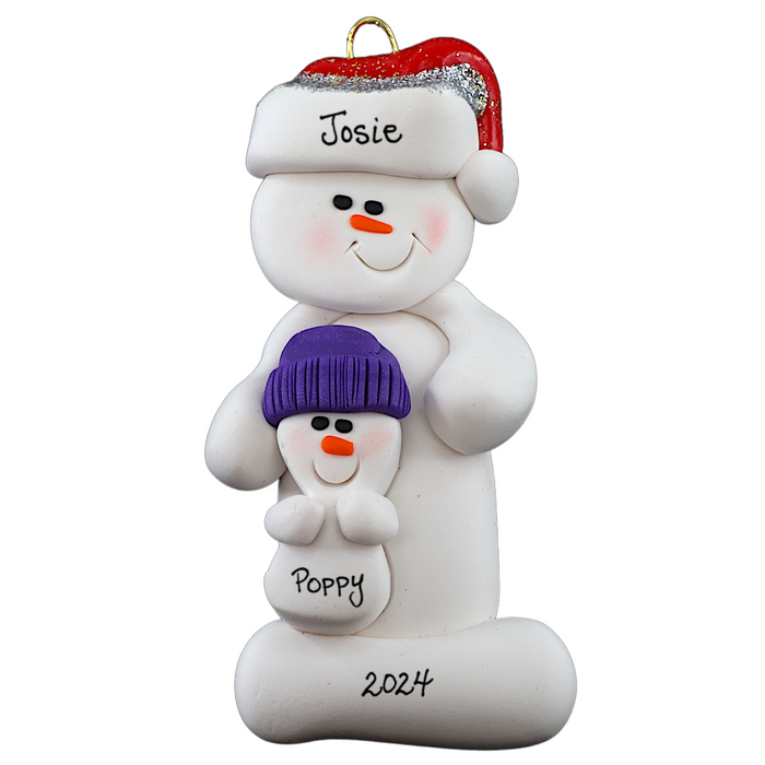 Snowman Babysitter Ornament