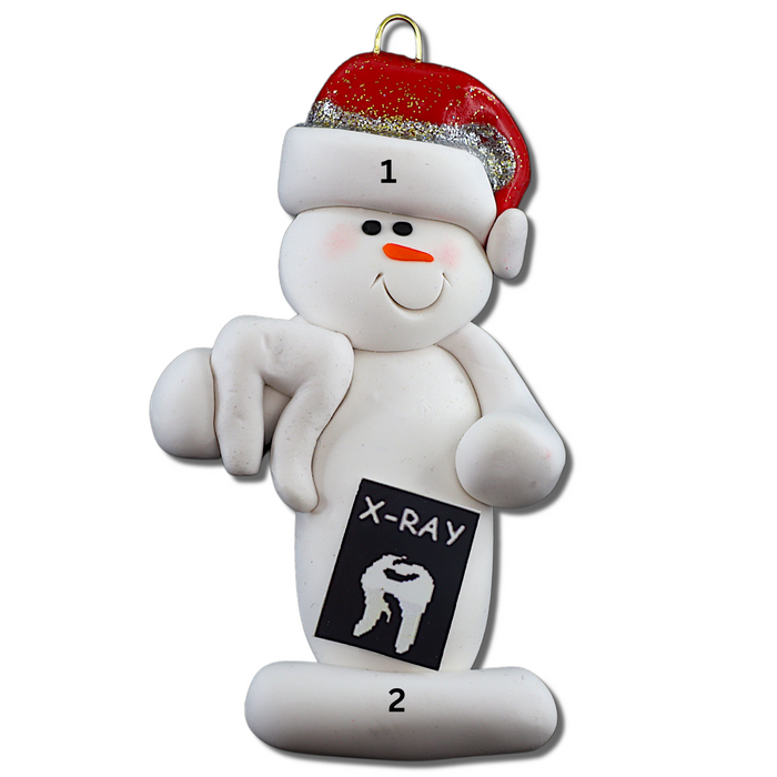 Snowman Dentist Ornament