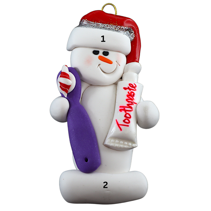 Snowman Hygienist Ornament