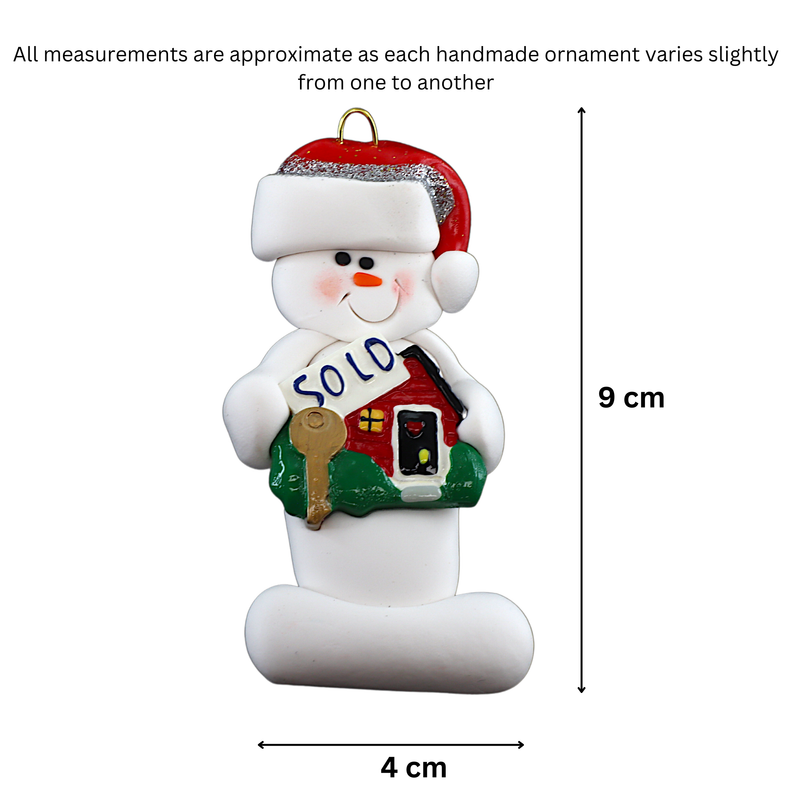 Snowman New Home Christmas Ornament