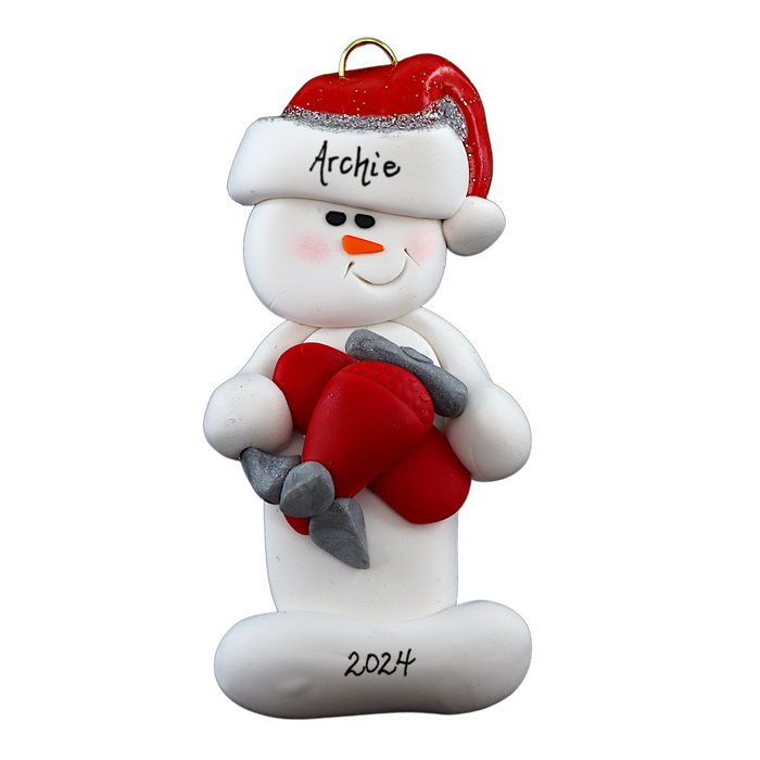 Snowman Pilot Ornament