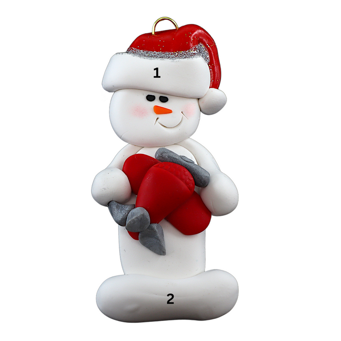 Snowman Pilot Ornament