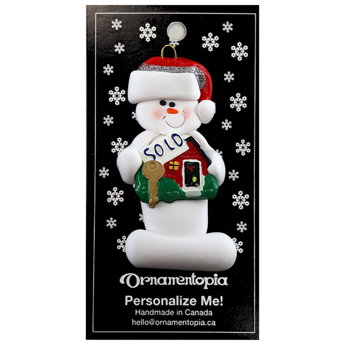 Snowman Realtor Ornament