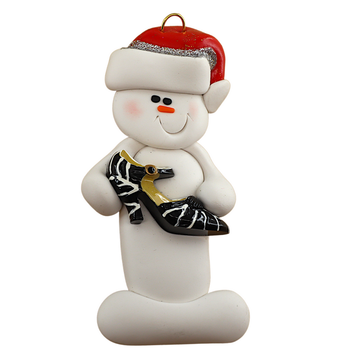 Snowman Shoe Lover Ornament