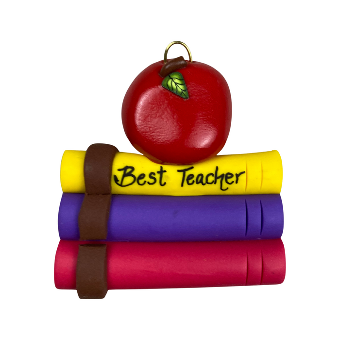 Teacher – Books Christmas Ornament