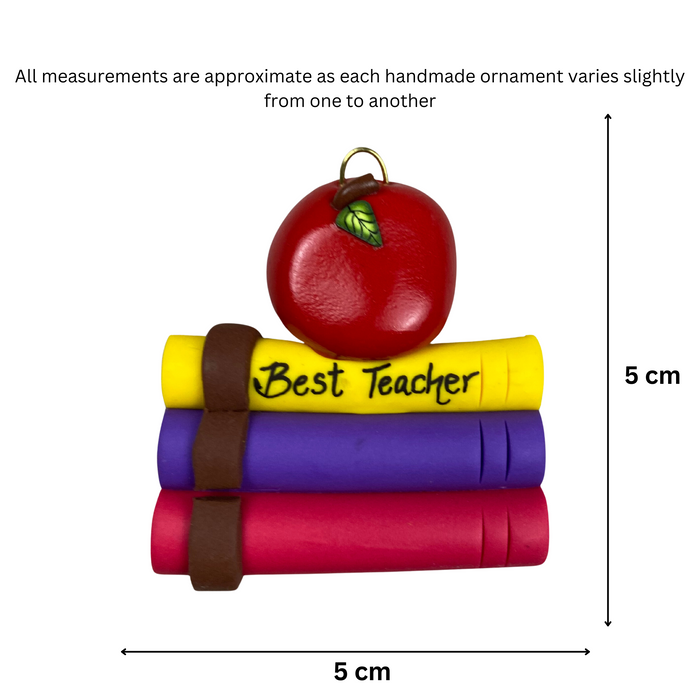 Teacher – Books Christmas Ornament