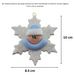 Baby Snowflake Ornament - Blue Ornamentopia