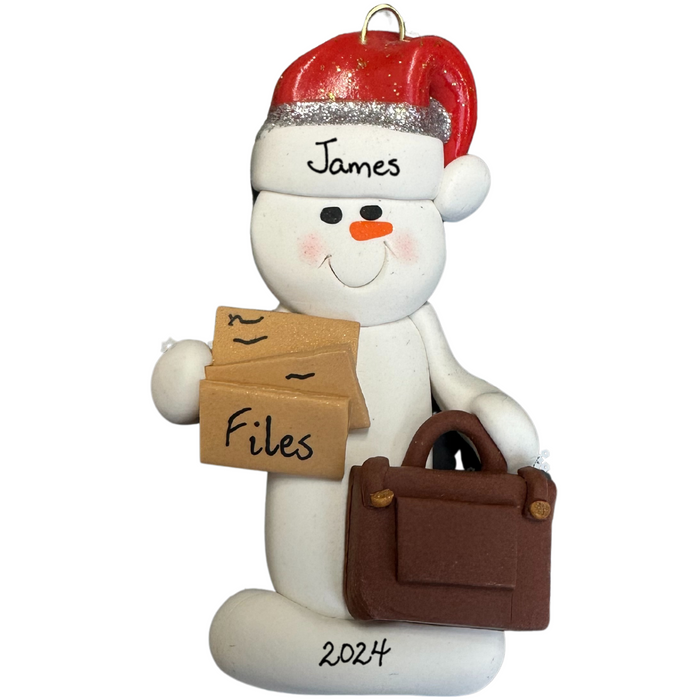 Snowman Boss Ornament