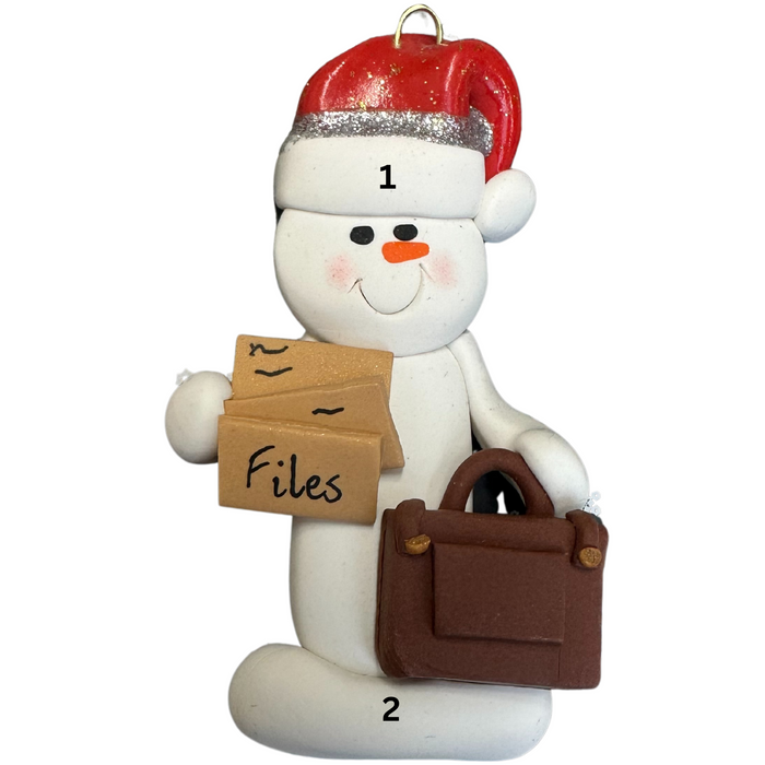 Snowman Boss Ornament