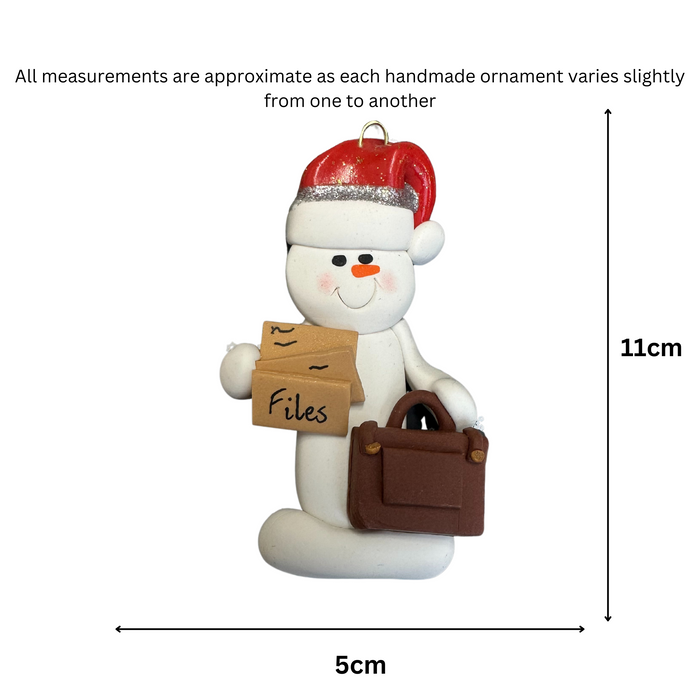 Snowman Boss Ornament