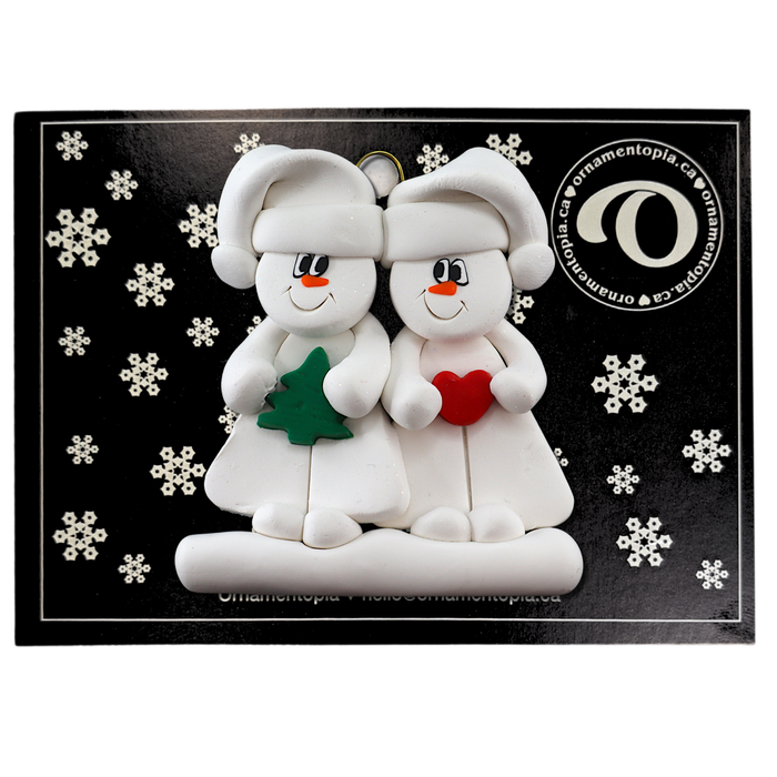 Christmas Family of 2 Ornament